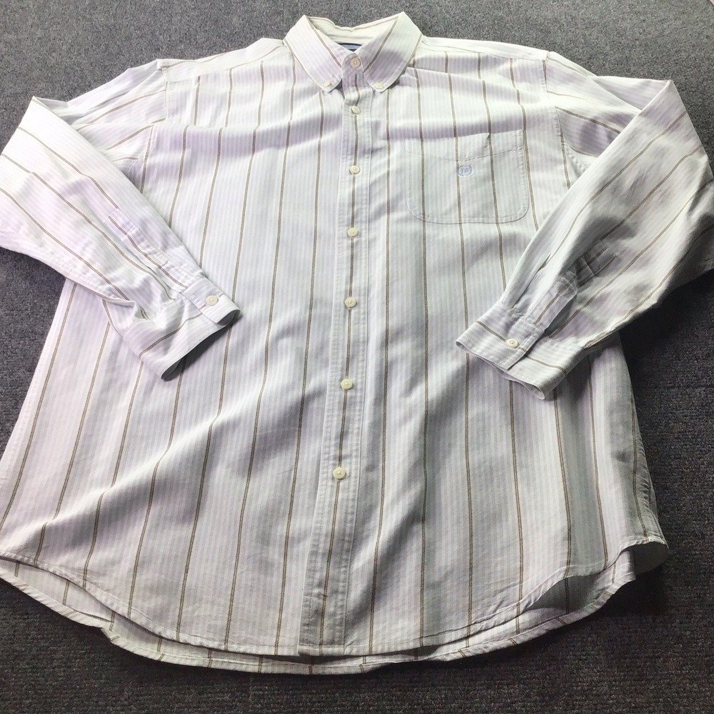 Chaps Button-Down Longsleeve Shirt Men's Size Large